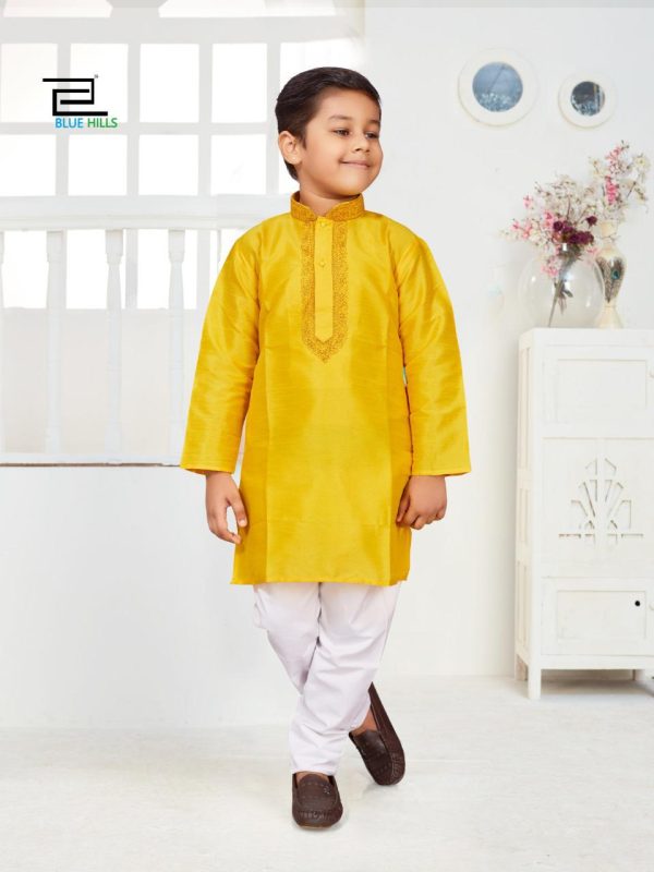 Fancy Kurta-Pyjama set with Thread Work