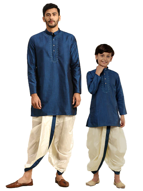 dad and son Panchakacham Sets