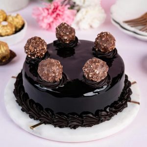 Ferrero Rocher Truffle Cake