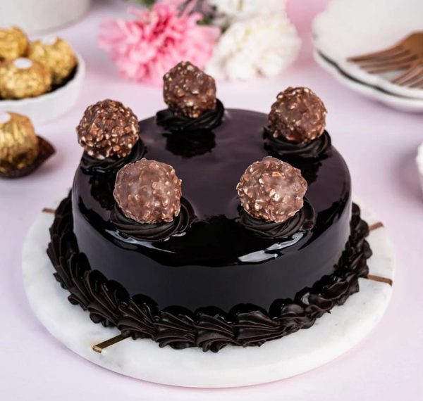 Ferrero Rocher Truffle Cake