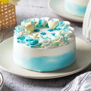 Floral Vanilla Cream Cake