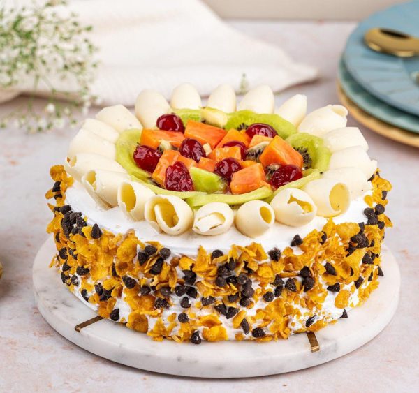 Fruit Overloaded Cake