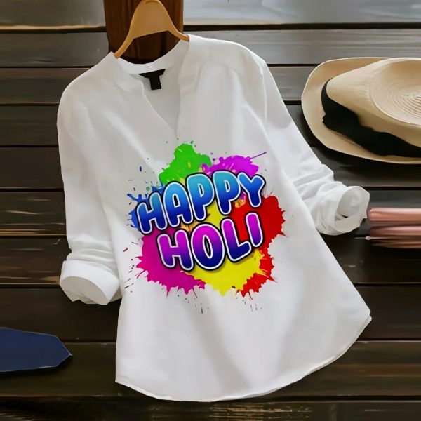 Holi Top Womens Design 3