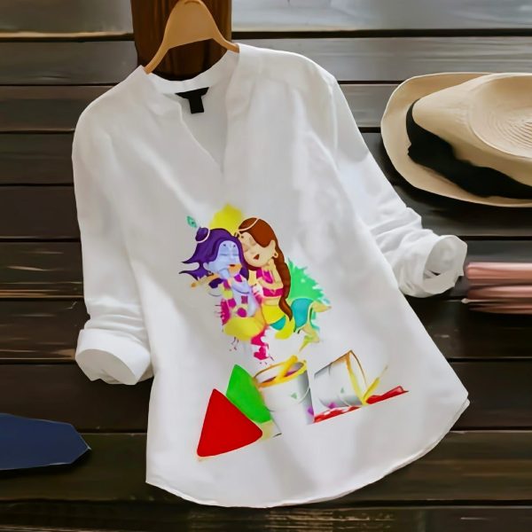 Holi Top Womens Design 7