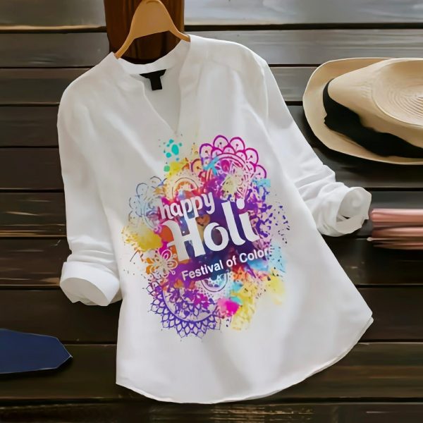 Holi Top Womens Design 5