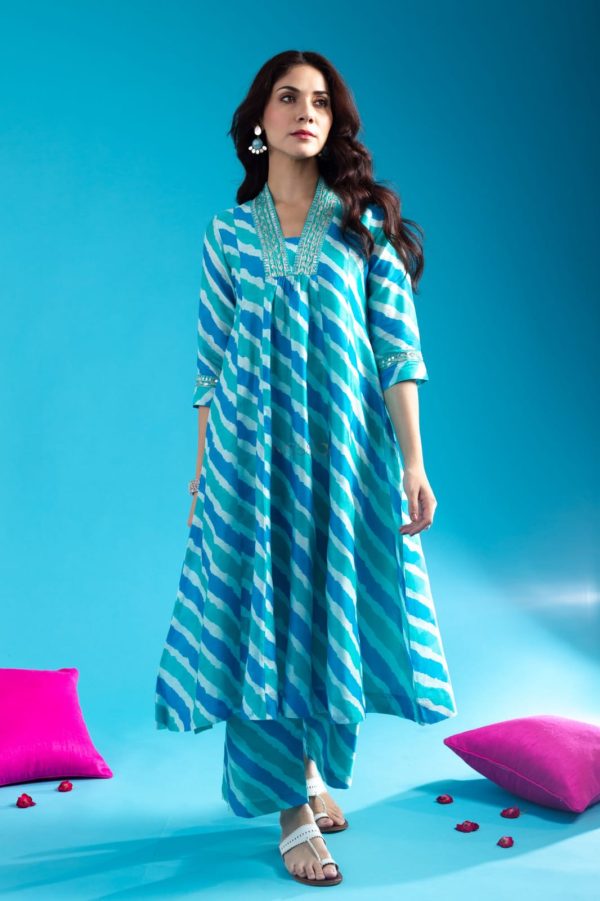 Blue Kurtha