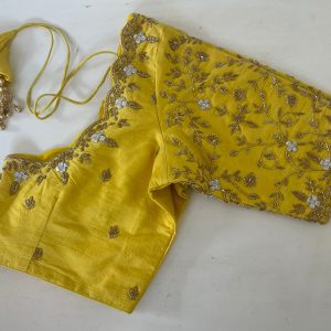 Designer Blouse Yellow