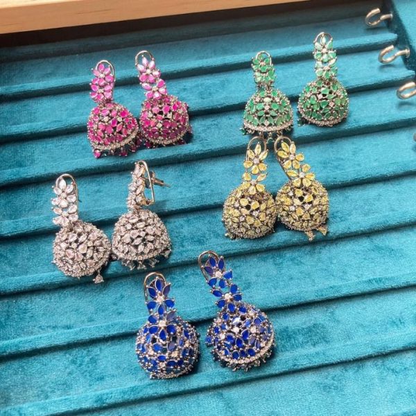 Revolving Jhumka Earrings