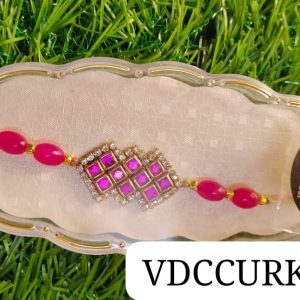 Pendants with beads Rakhi - Handcrafted