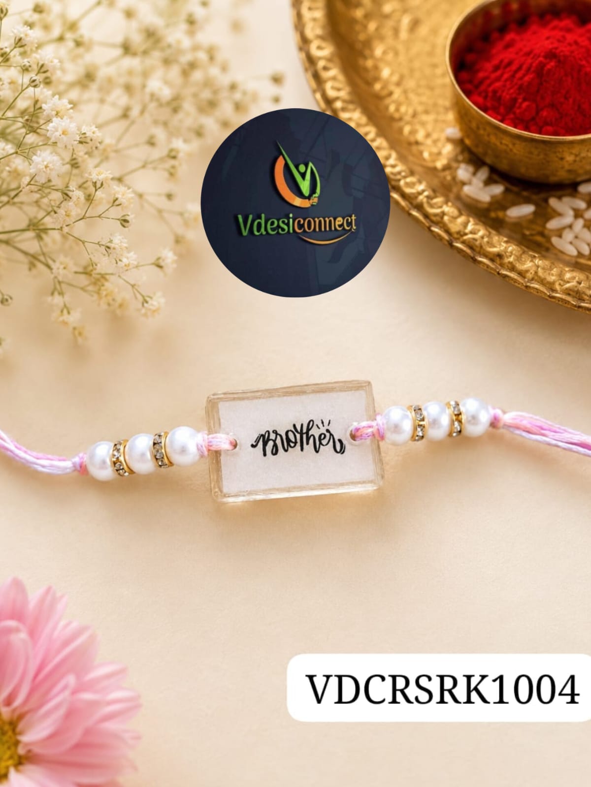 Brother Resin Rakhi-Handcrafted