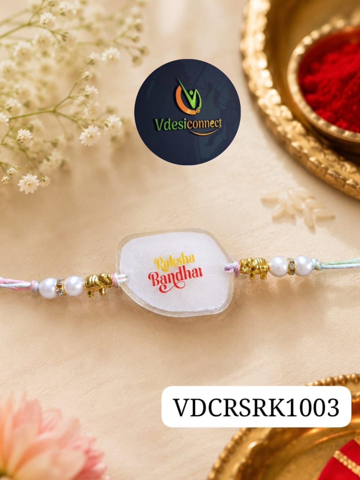 Rakshabandhan Resin Rakhi-Handcrafted