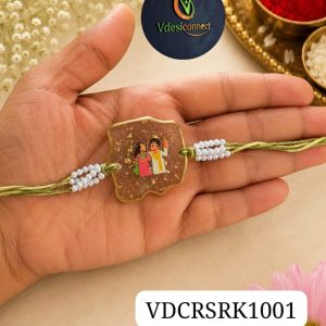 Sparkling Resin Rakhi to India