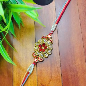 Beautiful kundans Rakhis-Handcrafted