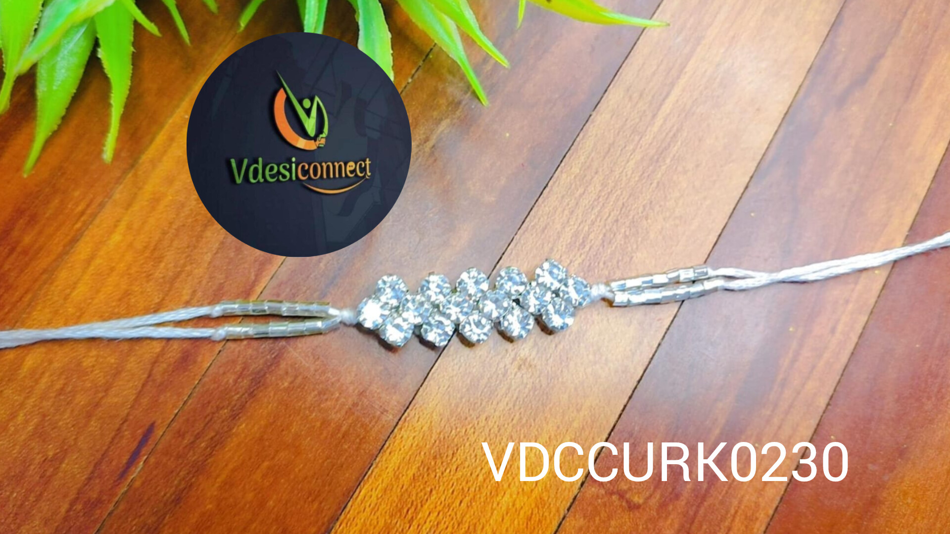 Premium Stones Rakhi-Handcrafted