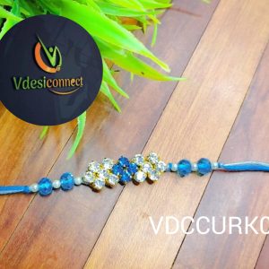 Premium Stones Rakhi to India