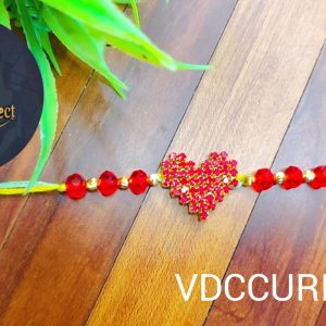 Premium Heart Rakhi-Handcrafted