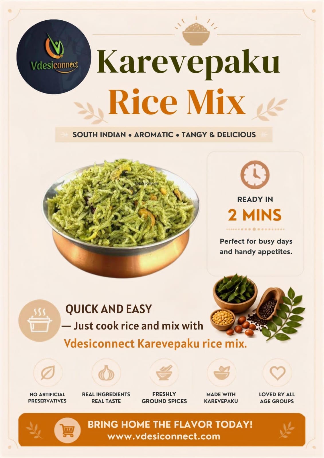 Karivepaku Rice Mix