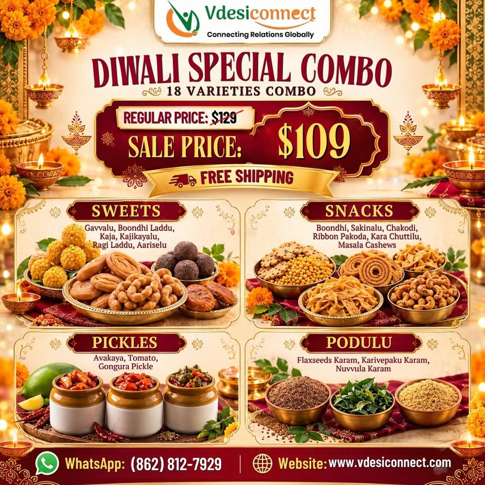 Diwali Special Combo 18 Items - $109